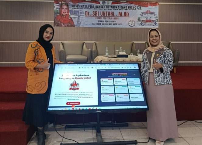 
 Luncurkan inovasi digital ASTARI (Aspirasi untuk Bunda Untari) sebagai sarana penyampaian aspirasi masyarakat berbasis kecerdasan buatan (AI). (ist)