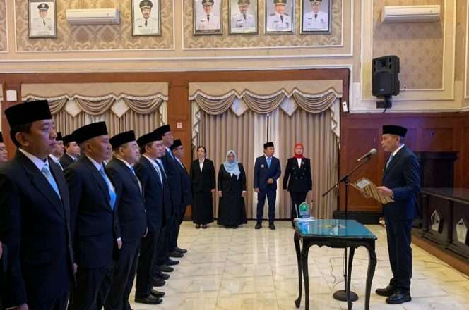 
 Penyegaran Birokrasi, Wali Kota Malang Lantik 14 Pejabat Tinggi Pratama. (ist)