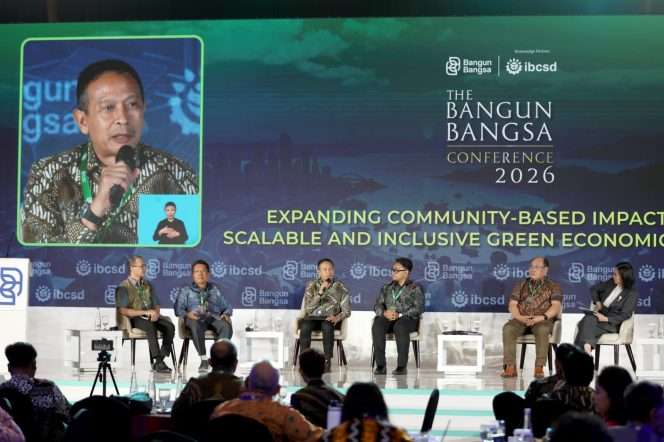 
 Wali Kota Malang, Dr. Ir. Wahyu Hidayat, MM, tampil sebagai narasumber dalam The Bangun Bangsa Conference 2026 yang digelar di Auditorium Menara Bank Mega, Jakarta, Kamis (6/8/2026). (Prokopim)