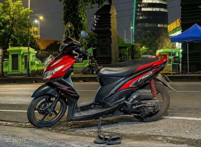 
 Foto motor korban yang hilang. (Eka for bacamalang)