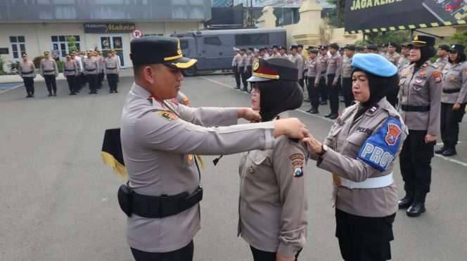 
 Upacara dipimpin Kapolresta Malang Kota Kombes Pol Danang Setyo P.S. di Lapangan Apel Polresta Malang Kota. (ist)