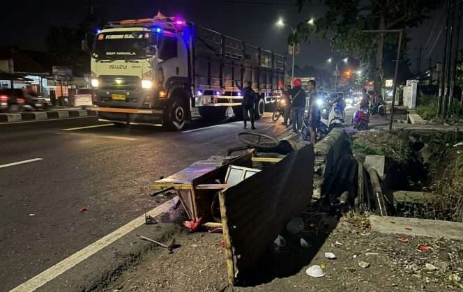 
 Lokasi kejadian kecelakaan. (ist)