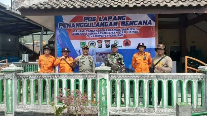 
 Pos Lapang Penanganan Karhutla di Kawasan Pujon Kidul. (Dok BPBD Kabupaten Malang)