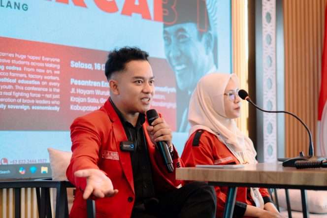 
 Ketua DPC GMNI Kabupaten Malang Muhammad Ulil Albab, S.H, menyoroti publikasi Majalah Mimbar Pembangunan Agama Kantor Wilayah Kementerian Agama Provinsi Jawa Timur yang menyebut GMNI sebagai organisasi underbow Partai Komunis Indonesia. (Ulil for bacamalang)