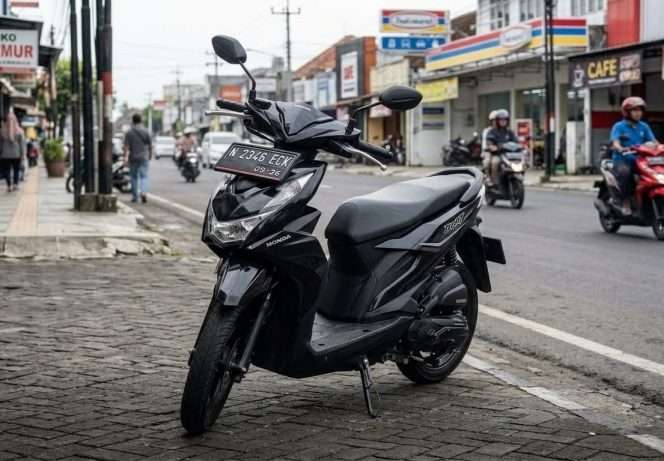 
 Seperti ini motor hilang milik korban. (Ilustrasi AI Gemini)