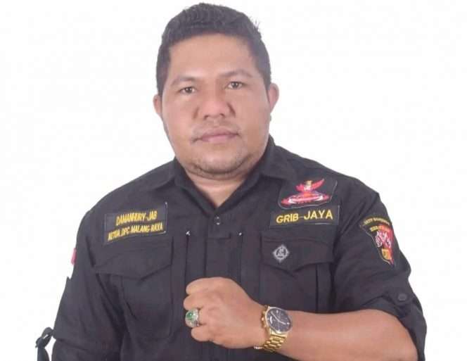 
 Ketua DPC GRIB JAYA Kabupaten Malang, Damanhury Jab. (ist)