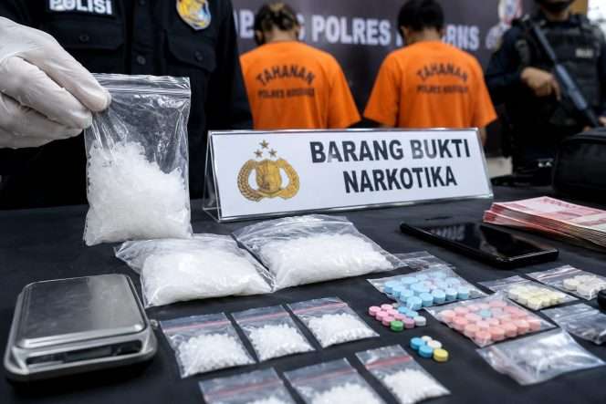 
 ilustrasi barang bukti narkoba. (ist)