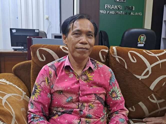 
 Ketua BK DPRD Kabupaten Malang, Kuncoro saat ditemui di Gedung DPRD Kabupaten Malang. (ist)
