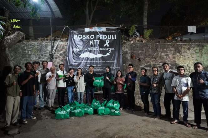 
 Bantuan tersebut diserahkan oleh jajaran DPC PKB Kota Malang, di antaranya Sekretaris DPC PKB Kota Malang, Putri Aidillah, Bendahara DPC PKB Kota Malang, serta perwakilan Badan Berani Kota Malang. (ist)