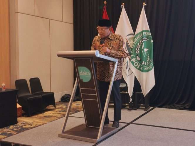 
 Prof Dr KH Said Aqil Siroj MA, memberikan pemaparan isi buku baru berjudul Historiografi Islam Nusantara dalam rangka menyambut Hari Santri 2026. (ist)