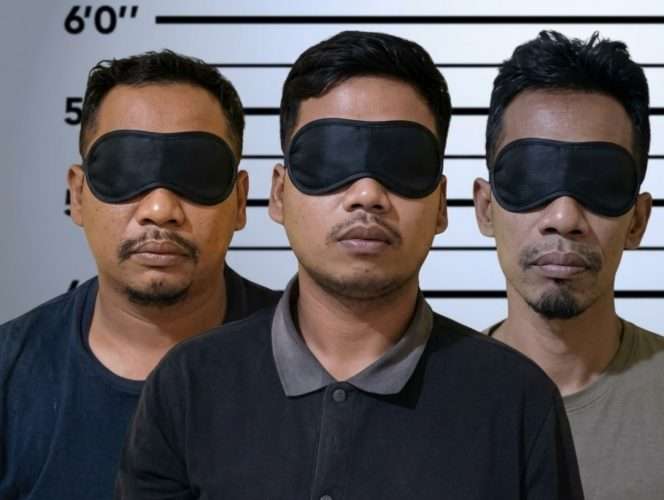 
 Tiga terduga pelaku dibekuk polisi. (IG reskrimkab.malang)
