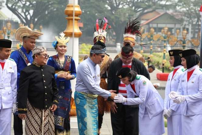 
 Wali Kota Wahyu meneguhkan semangat persatuan sekaligus mendorong peran generasi muda dalam pembangunan bangsa. (ist)