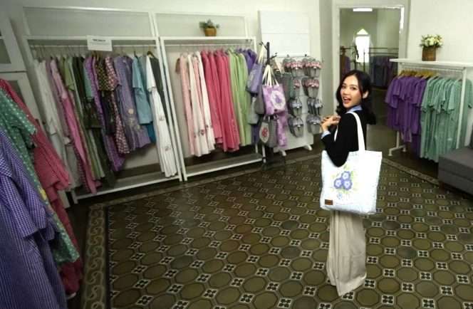 
 Koleksi Zama Homewear, brand lokal Malang yang resmi menjadi customer corporate di JNE hingga tembus pasar internasional. (ist)